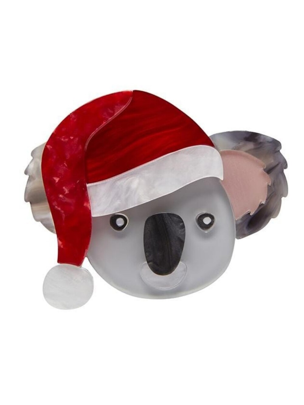Koala Claus Brooch